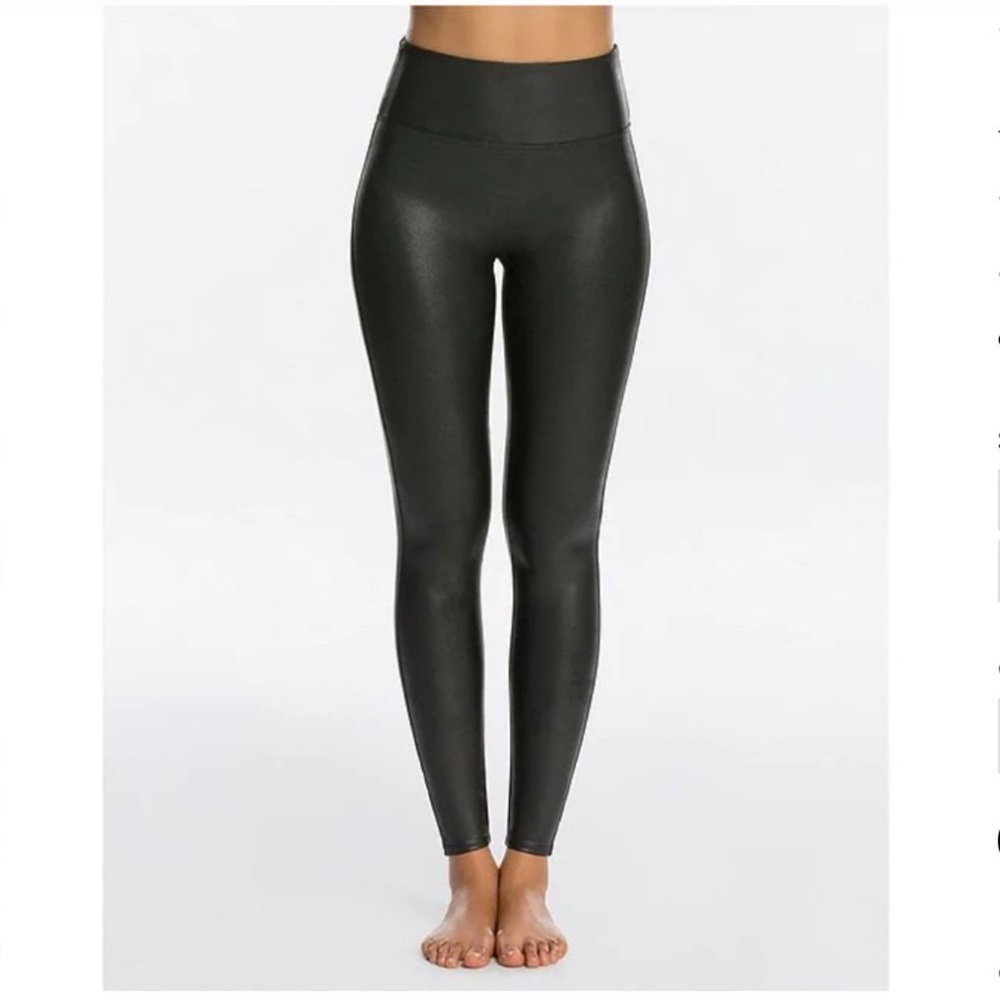 SPANX Faux Leather Leggings NWOT